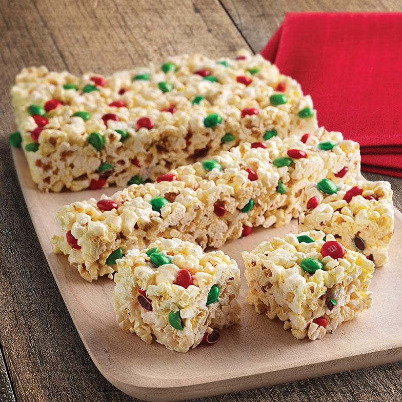 Marshmallow popcorn bars